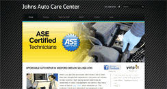 Desktop Screenshot of johnsautocaremedford.com